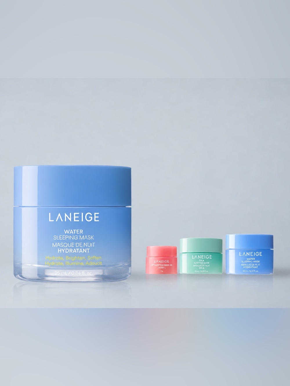 LANEIGE Water Sleeping Mask 25ml - Trio sample set